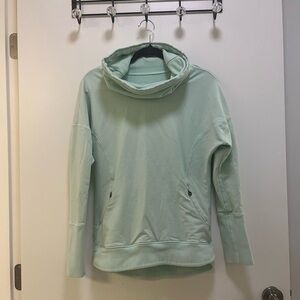 Lululemon Athletica Mint Cowl Neck Pullover